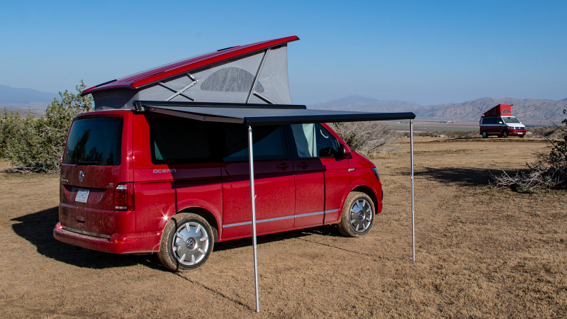 Illustration for article titled The 2018 VW T6 California Van Is The Best Car That's Also A House